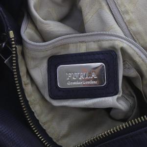 FURLA ハンドバッグ レザー 黒 ブラック