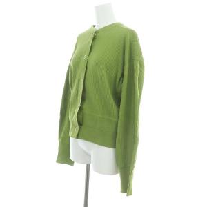 Shinzone CAPLINE CARDIGAN カーディガン 長袖 リブ F 黄緑 ライトグリーン 19AMSCU20