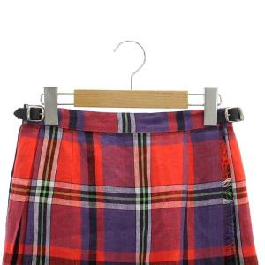 O'NEIL OF DUBLIN EASY MAXI KILT キルトスカート ラップスカート プリーツ ロング チェック 10 マルチカラー