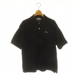 ヘビーピケ ポロシャツ 半袖 38 黒 ブラック