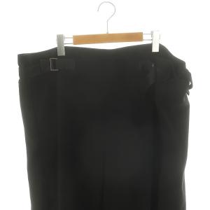 ISSEY MIYAKE ワイドパンツ ボトムス ジップフライ 2 M 黒 ブラック