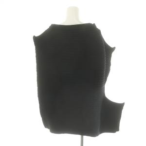 ISSEY MIYAKE 23AW プリーツリターナー  PLEATS RECTILINEAR アシンメトリー ニットスカート ひざ丈