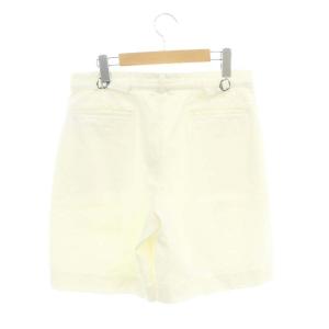 AURALEE コットンショートパンツ ハーフ ジップフライ 1 S オフホワイト