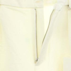 AURALEE コットンショートパンツ ハーフ ジップフライ 1 S オフホワイト