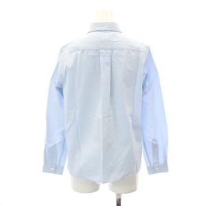 YAECA Comfort Shirt シャツ 長袖 S サックスブルー