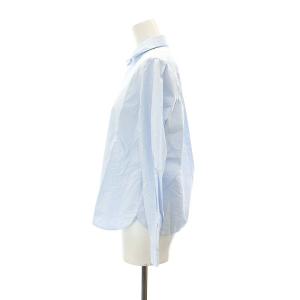 YAECA Comfort Shirt シャツ 長袖 S サックスブルー