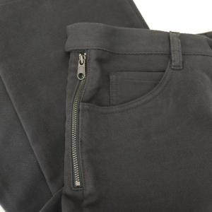 MM6 Maison Margiela サイドジップストレートパンツ コットン 40 M グレー