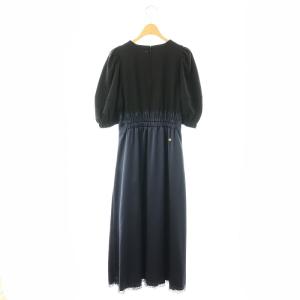 MUVEIL 24SS ランジェリーワンピース 36 ブラック