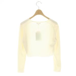 TOCCA SQUARE BOLERO ボレロニット 長袖 クロップド XS オフホワイト