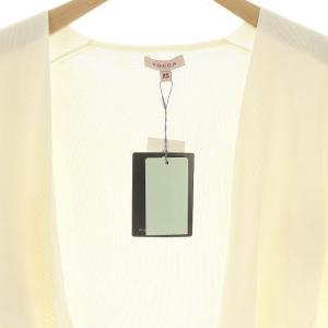 TOCCA SQUARE BOLERO ボレロニット 長袖 クロップド XS オフホワイト