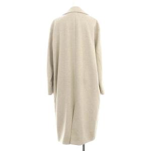 23区 ウールカシミヤビーバーロングコート 38 ベージュ