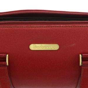 burberrys ノバチェック ハンドバッグ レッド