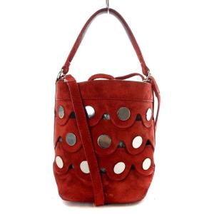 PENNY 2WAY バケットショルダーバッグ レッド