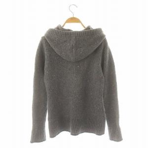 Patagonia ニットパーカー 長袖 セーター ロゴボタン S グレー 緑 グリーン 50995