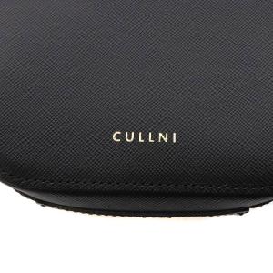 CULLNI Square leather shoulder bag ブラック