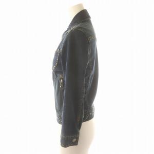 HYSTERIC GLAMOUR デニムジャケット Gジャン ジージャン スタッズ フルジップ フリーサイズ インディゴブルー