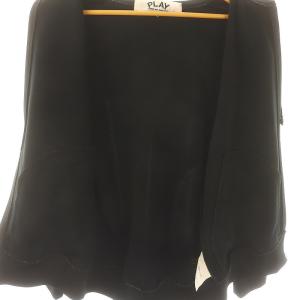 gomme ゴム 変形ダブルボタンパーカー 綿100％ 黒 S相当*ZC231 JUNYA WATANABE CDG(ジュンヤワタナベコムデギャルソン) 23SS