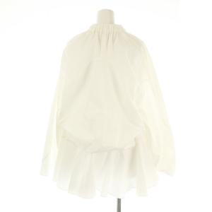 ENFOLD 24AW WASHABLE GATHER FLARE BLOUSON 36 ホワイト