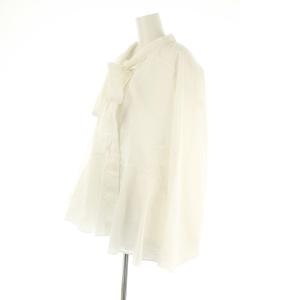 ENFOLD 24AW WASHABLE GATHER FLARE BLOUSON 36 ホワイト