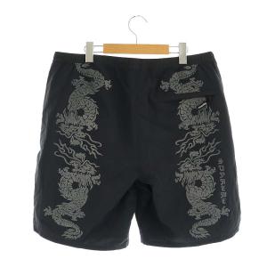 Supreme 21SS ドラゴンウォーターショートパンツ XL ブラック