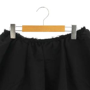 COMME des GARCONS AD2018 フレアボリュームスカート ロング ミモレ丈 XS 黒 ブラック