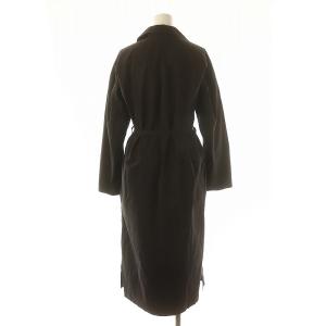 AURALEE シャツワンピース ロング 長袖 オープンカラー 0 チャコールグレー /DO OS