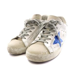GOLDEN GOOSE ゴールデングース SUPER STAR ローカットスニーカー USED加工 36 ホワイト
