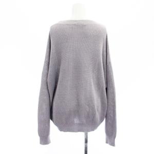 L'Appartement LINEN BOYS KNIT ニット セーター 長袖 リネン ラベンダー