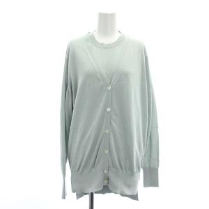 Knit Cardigan Knit P/O アンサンブル カーディガン ニット ブルー