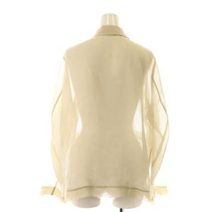 SNIDEL 24AW シアーシャツジャケット テーラード シングル F ベージュ /YQ OS