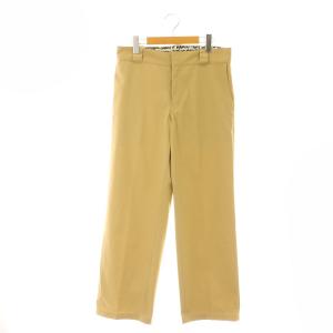 NO TUCK Straight PT NIDOM パンツ ストレート ジッパーフライ M ベージュ