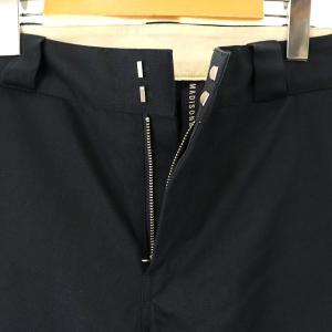MADISONBLUE 23SS NO TUCK ST PT CHINO チノパンツ ストレート ジッパーフライ M 紺 ネイビー