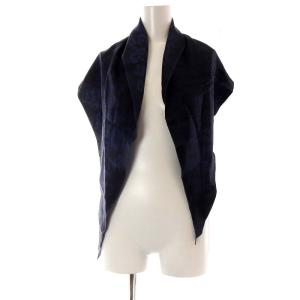 MADISONBLUE GRAFFITI PRINT SCARF スカーフ ひし形 紺 ネイビー