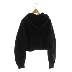LOEWE クロップドフーディーパーカー M ブラック S359Y25X41