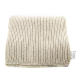 YURI PARK カシミヤ リブマフラー ニット べージュ