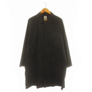 BEAMS 別注 Manchester 22SS ステンカラーコート アウター 38 M 黒 ブラック