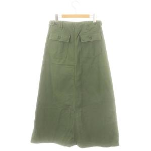 orSlow ファティーグ スカート ロング フレア ベイカー M カーキ