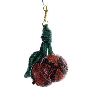 ANYA HINDMARCH バッグチャーム キーホルダー サクランボ 赤 レッド 緑色 グリーン