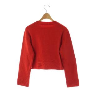 FOXEY NEW YORK 23AW カーディガン クロップド 38 レッド