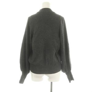 JOURNAL STANDARD 23AW ウォッシャブルウールボリュームパフスリーブニット セーター 長袖 F ダークグレー