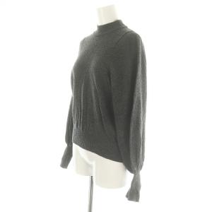 JOURNAL STANDARD 23AW ウォッシャブルウールボリュームパフスリーブニット セーター 長袖 F ダークグレー