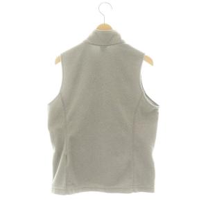 mont-bell シャミースベスト フリース ロゴ刺繍 ジップアップ M グレー 1114436