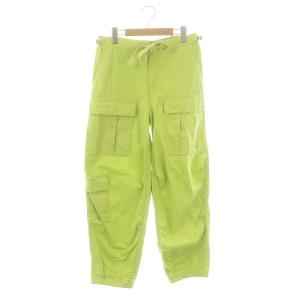 カーゴパンツ ジッパーフライ イージー 38 黄緑 イエローグリーン /MI OS