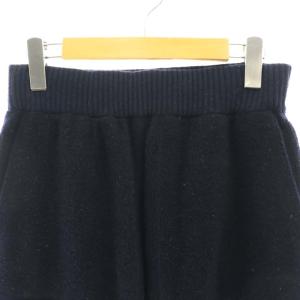 ADORE 23AW パイルニットパンツ ボトムス イージー ジョガー ウール 38 M 紺 ネイビー /YQ OS