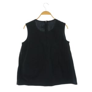 COMME des GARCONS COMME des GARCONS AD2014 ノースリーブブラウス プルオーバー フレア コットン S 黒 ブラック