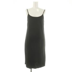 SNIDEL 24SS Sustainable フリルプリントワンピース ロング マキシ ノースリーブ 花柄 00 黒 ブラック