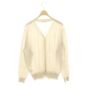 EVERYDAY I LIKE 24SS ニットカーディガン 前開き コットン ベージュ /MF OS