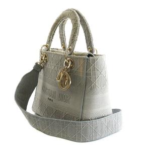 Christian Dior LADY D-LITE ミディアムバッグ カナージュ エンブロイダリー