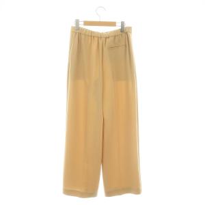 Theory CLASSIC CREPE WIDE PULL ON L パンツ ワイドパンツ クロップド S ベージュ
