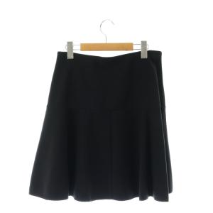 Max Mara Weekend 膝丈 フレアスカート M 黒 ブラック